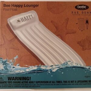 Rae Dunn “Bee Happy” Pool Lounger